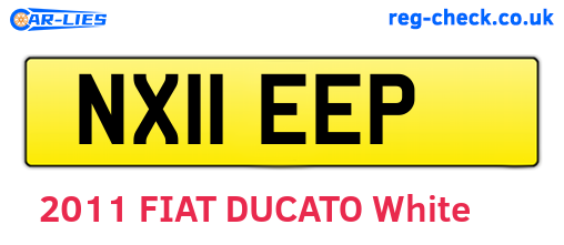 NX11EEP are the vehicle registration plates.