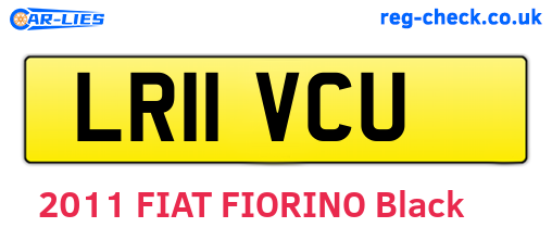 LR11VCU are the vehicle registration plates.