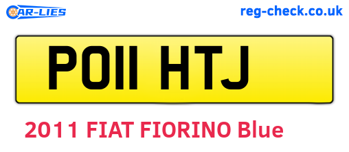 PO11HTJ are the vehicle registration plates.
