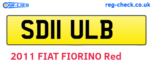 SD11ULB are the vehicle registration plates.