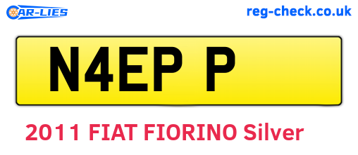 N4EPP are the vehicle registration plates.