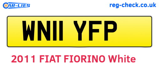 WN11YFP are the vehicle registration plates.