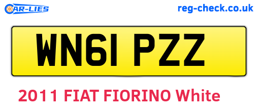 WN61PZZ are the vehicle registration plates.