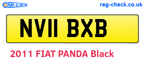NV11BXB are the vehicle registration plates.