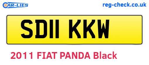 SD11KKW are the vehicle registration plates.