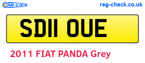 SD11OUE are the vehicle registration plates.