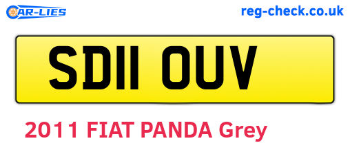 SD11OUV are the vehicle registration plates.