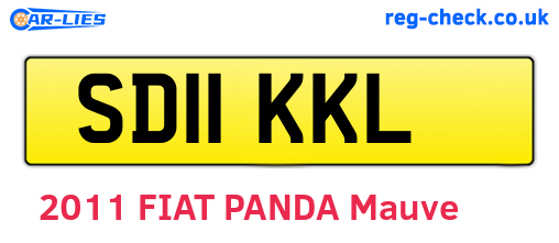 SD11KKL are the vehicle registration plates.
