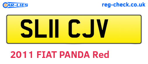 SL11CJV are the vehicle registration plates.