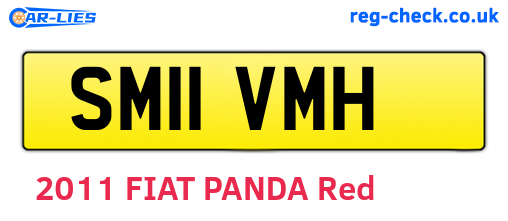 SM11VMH are the vehicle registration plates.