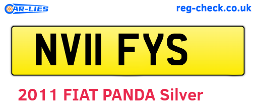 NV11FYS are the vehicle registration plates.