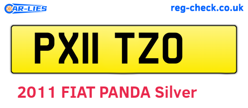 PX11TZO are the vehicle registration plates.