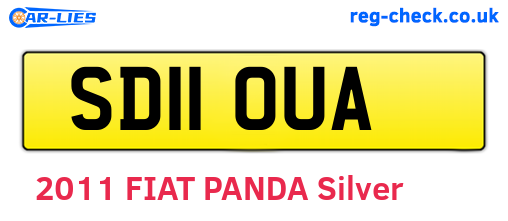 SD11OUA are the vehicle registration plates.