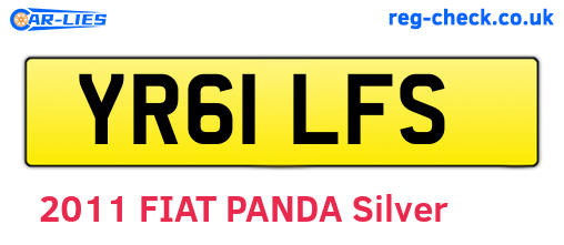 YR61LFS are the vehicle registration plates.