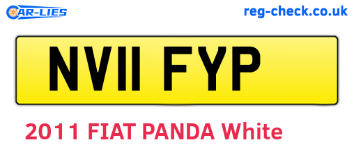 NV11FYP are the vehicle registration plates.