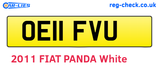 OE11FVU are the vehicle registration plates.