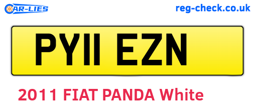 PY11EZN are the vehicle registration plates.