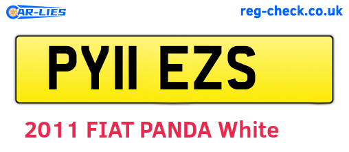 PY11EZS are the vehicle registration plates.