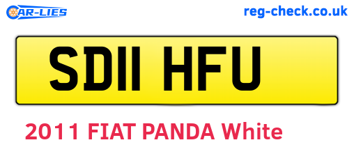 SD11HFU are the vehicle registration plates.