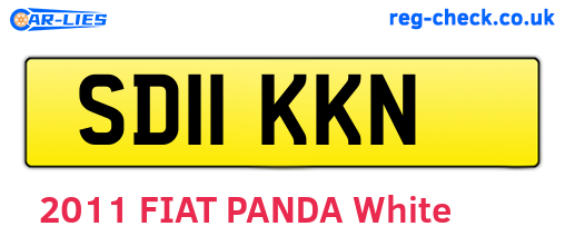 SD11KKN are the vehicle registration plates.