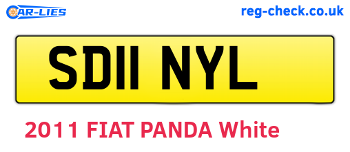 SD11NYL are the vehicle registration plates.