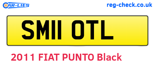 SM11OTL are the vehicle registration plates.