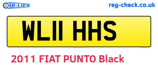 WL11HHS are the vehicle registration plates.