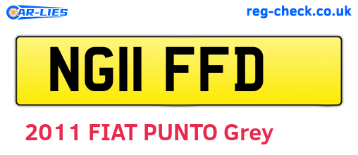 NG11FFD are the vehicle registration plates.