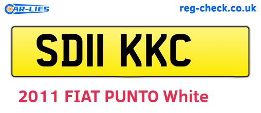 SD11KKC are the vehicle registration plates.