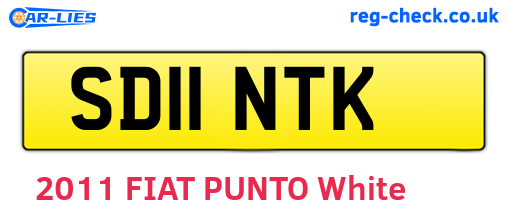 SD11NTK are the vehicle registration plates.