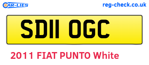 SD11OGC are the vehicle registration plates.