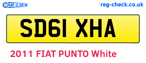 SD61XHA are the vehicle registration plates.