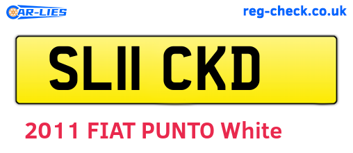 SL11CKD are the vehicle registration plates.