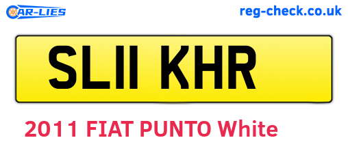 SL11KHR are the vehicle registration plates.