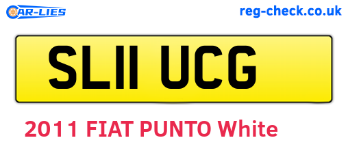 SL11UCG are the vehicle registration plates.