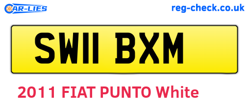 SW11BXM are the vehicle registration plates.