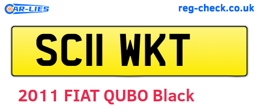 SC11WKT are the vehicle registration plates.