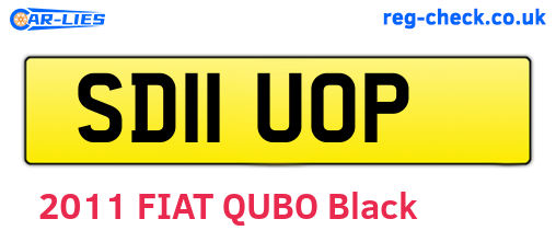 SD11UOP are the vehicle registration plates.