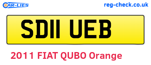 SD11UEB are the vehicle registration plates.
