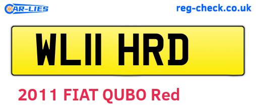 WL11HRD are the vehicle registration plates.