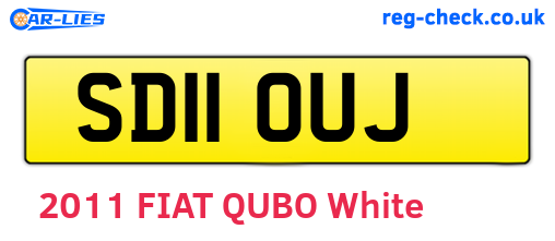 SD11OUJ are the vehicle registration plates.