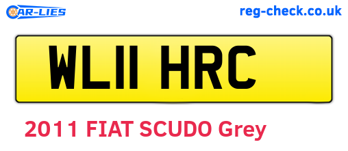 WL11HRC are the vehicle registration plates.