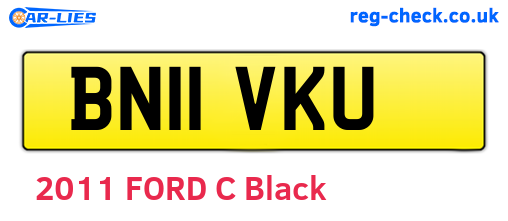 BN11VKU are the vehicle registration plates.