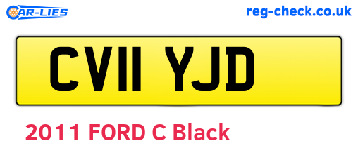 CV11YJD are the vehicle registration plates.