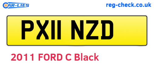 PX11NZD are the vehicle registration plates.