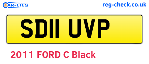 SD11UVP are the vehicle registration plates.