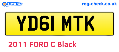 YD61MTK are the vehicle registration plates.