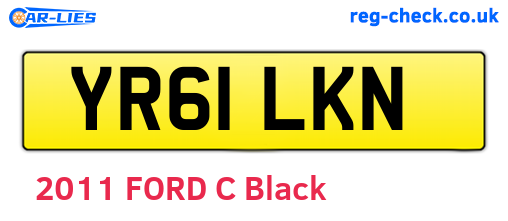 YR61LKN are the vehicle registration plates.
