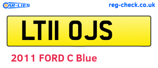 LT11OJS are the vehicle registration plates.