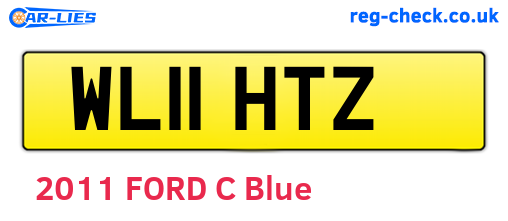WL11HTZ are the vehicle registration plates.